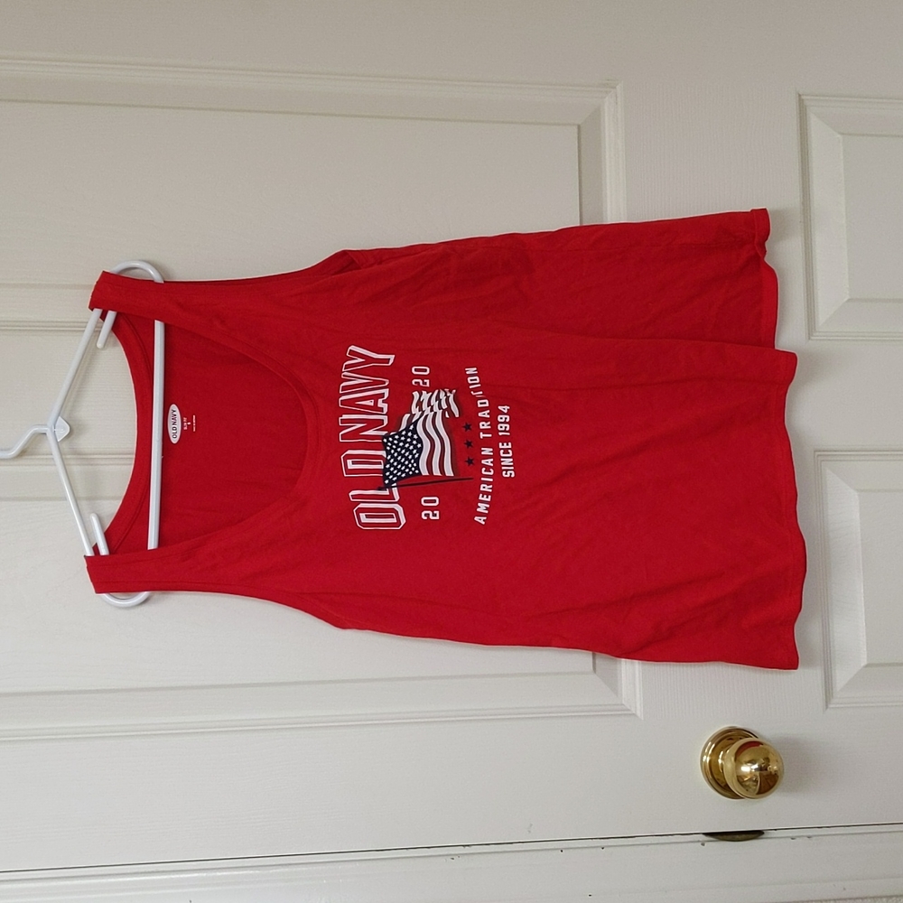 Old Navy 2020 American Flag Tank Top